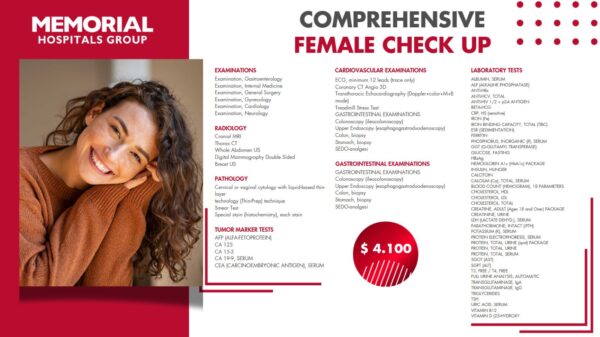 female checkup - memorial Hospital