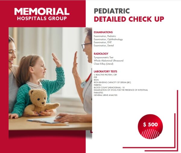 PEDIATRIC DETAILED CHECK UP - medical tourism