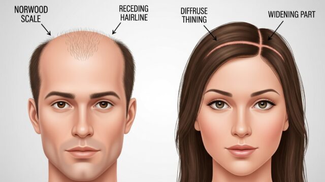 Androgenetic Alopecia Causes, Symptoms, & Treatments