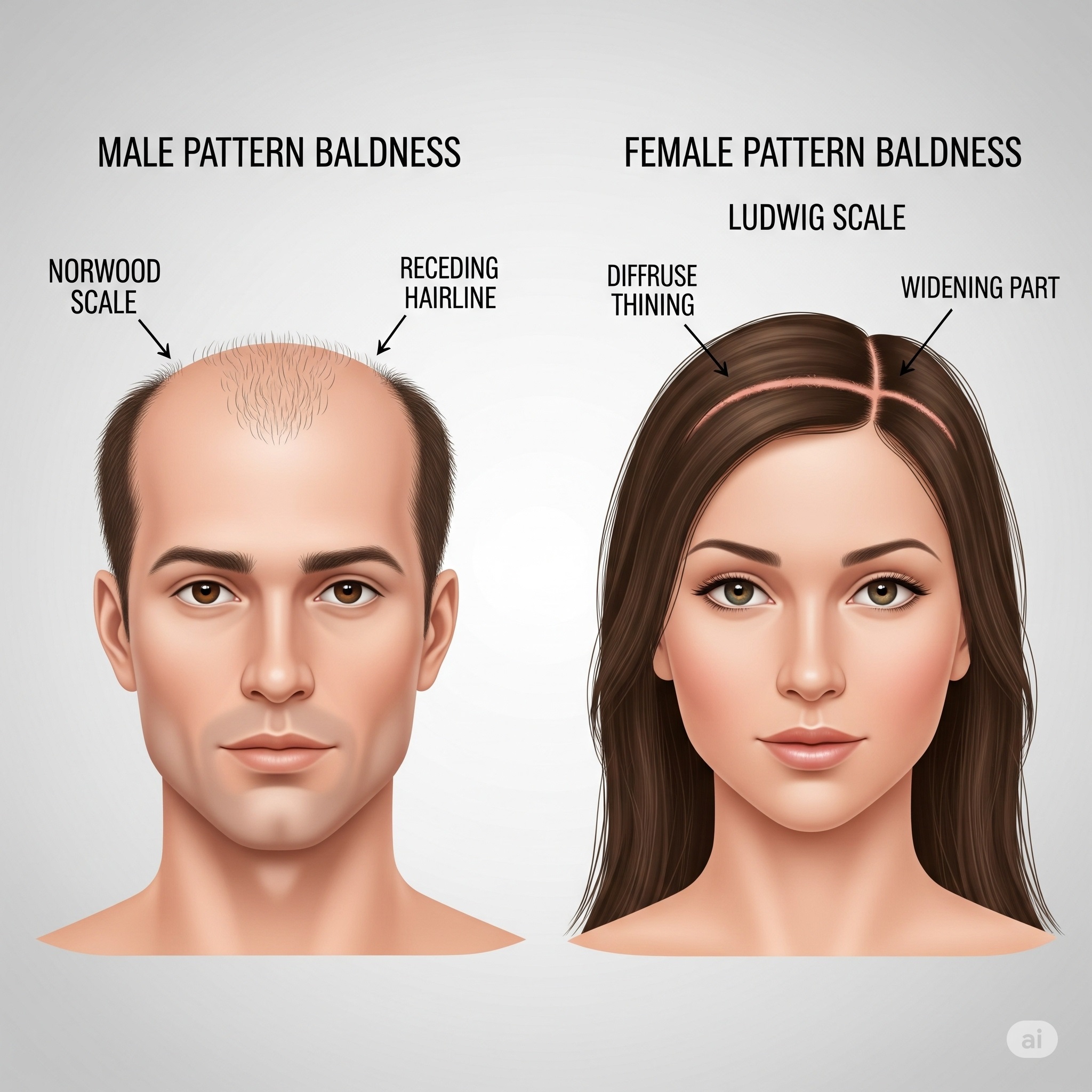 Androgenetic Alopecia Causes, Symptoms, & Treatments