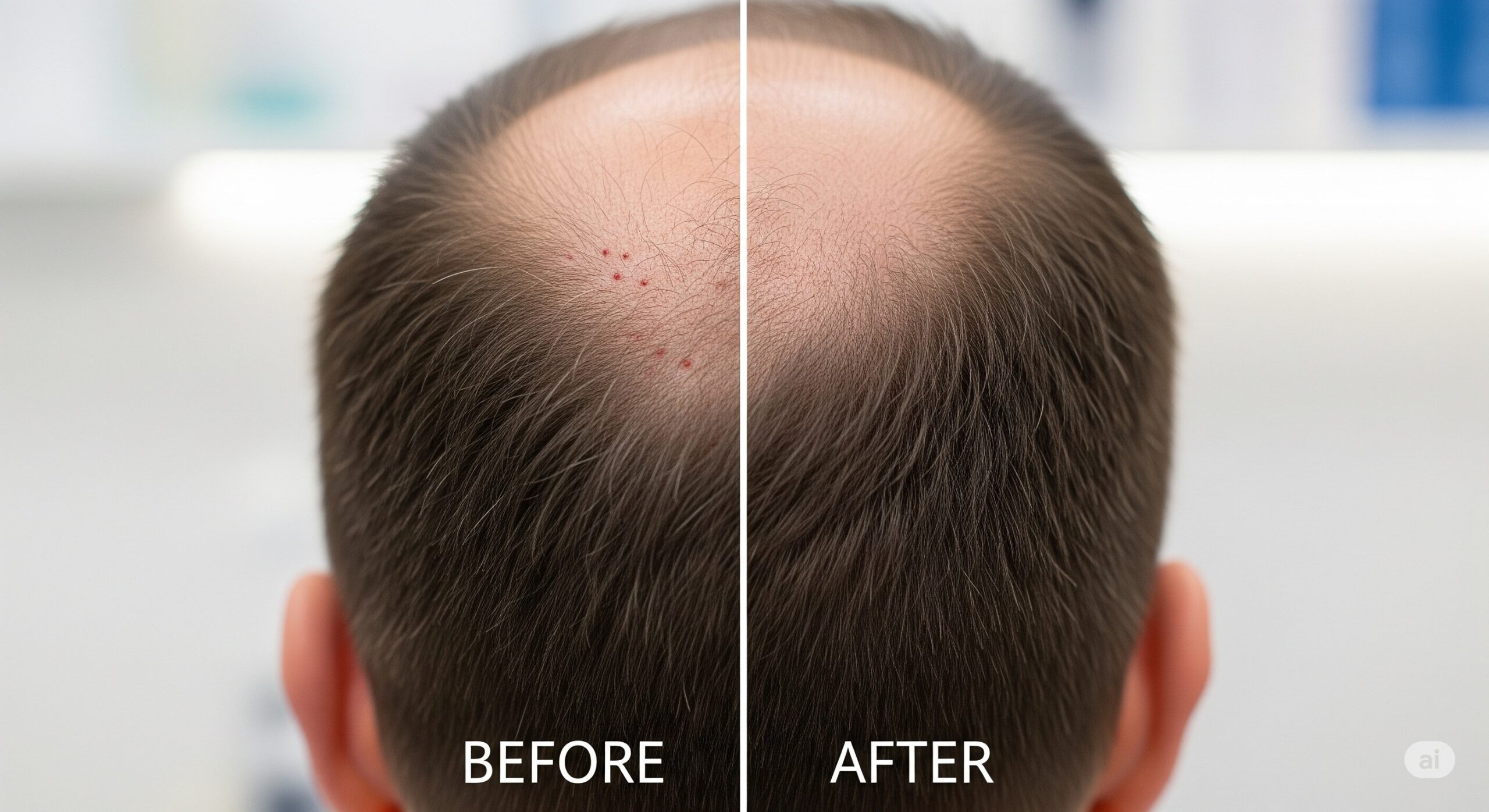 Hair transplant side effect