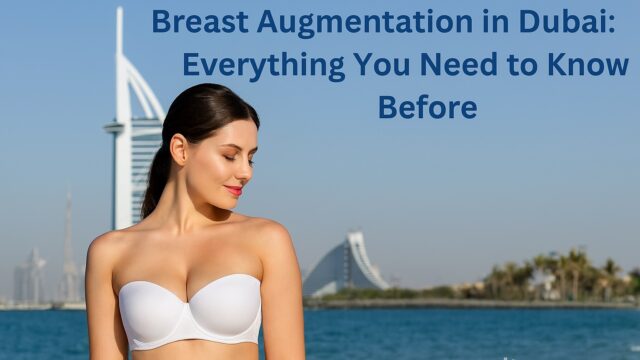 Woman in Dubai with serene expression, symbolizing breast augmentation journey