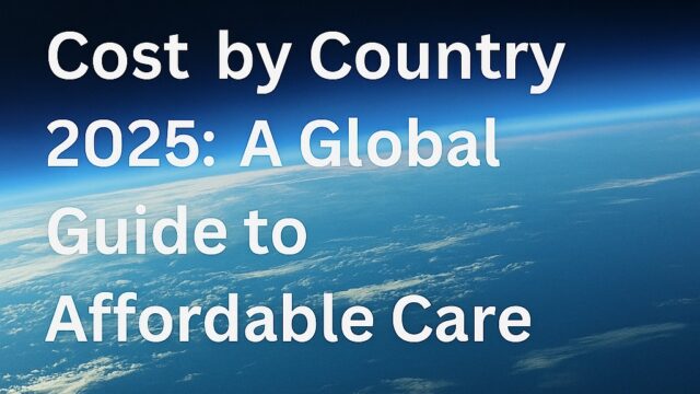 World map highlighting cancer treatment costs by country in 2025