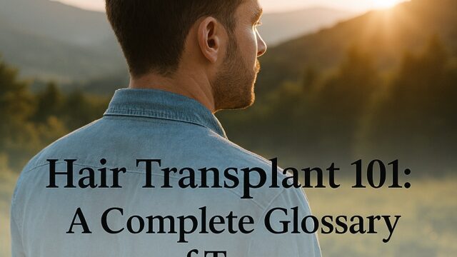 Man with healthy hair in nature, featured image for “Hair Transplant 101”