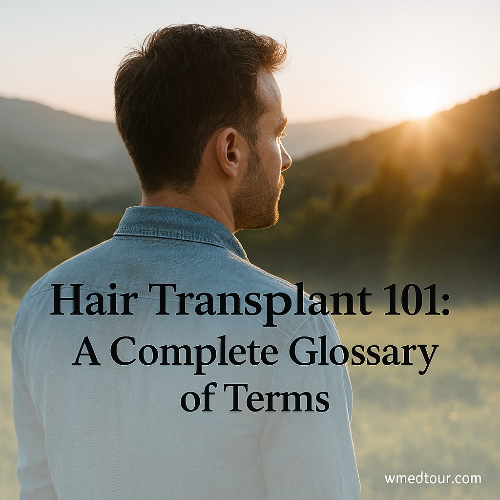 Man with healthy hair in nature, featured image for “Hair Transplant 101”