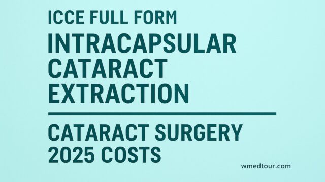 ICCE Full Form & Cataract Surgery 2025 Costs