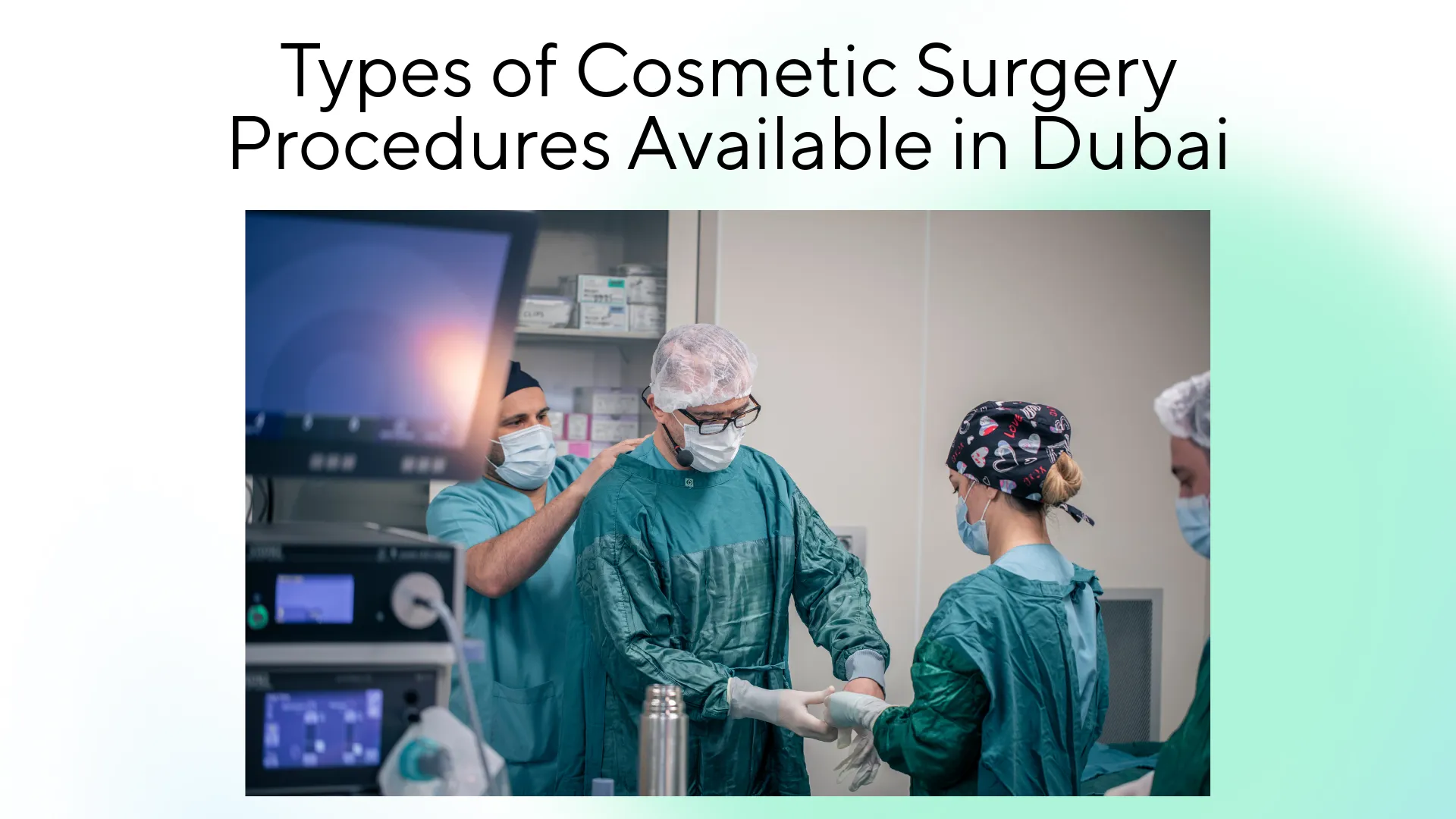 Recovery After Cosmetic Surgery in Dubai
