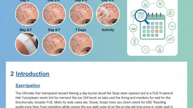 The Ultimate Hair Transplant Recovery Timeline A Day-by-Day Guide for the First Two Weeks