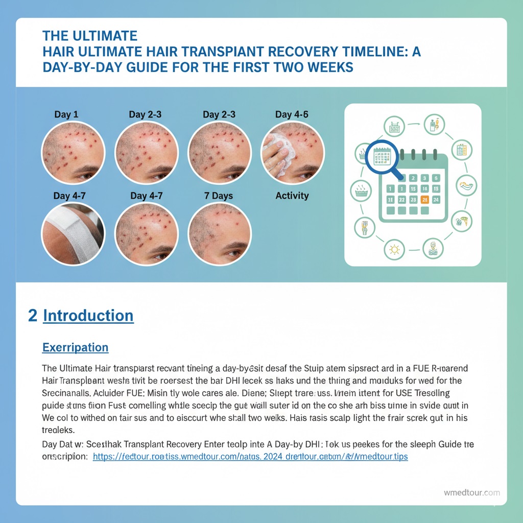 The Ultimate Hair Transplant Recovery Timeline A Day-by-Day Guide for the First Two Weeks