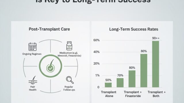 Hair Transplant Aftercare Combining Medication for Long-Term Success