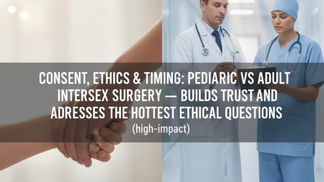 Pediatric vs. Adult Intersex Surgery — Building Trust and Addressing the Hottest Ethical Questions