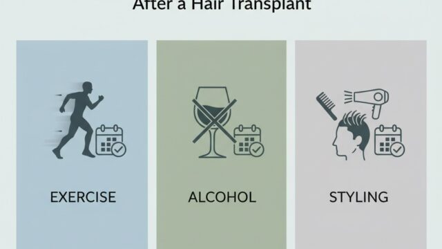 Resuming Exercise, Alcohol, and Styling After a Hair Transplant