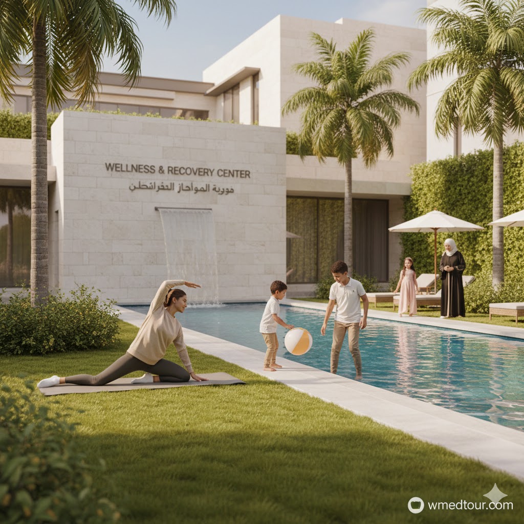 Relaxing in the medical trip after surgery