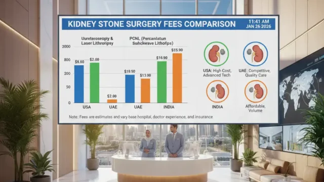 compare kidney stone surgery fees