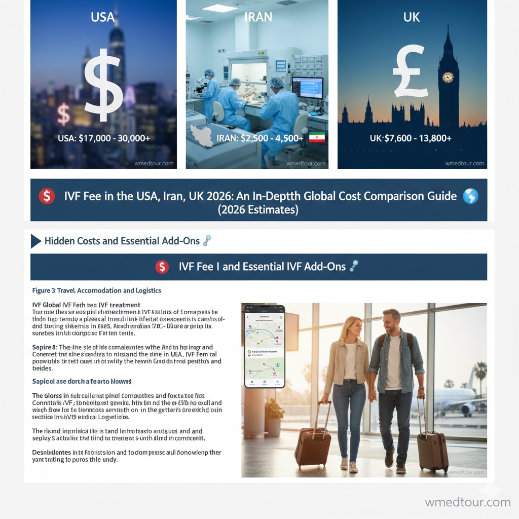 IVF Cost Comparison USA Iran UK 2026 – Global Fertility Fees