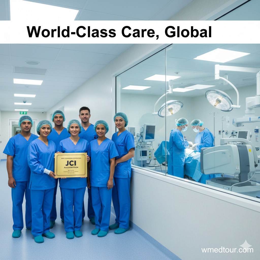 A visual comparison showing a high domestic surgery bill with a large red dollar sign (Domestic Cost: $40,000+) versus an all-inclusive medical tourism package on a world map (All-Inclusive Package: $7,000+), highlighting cost-effectiveness.