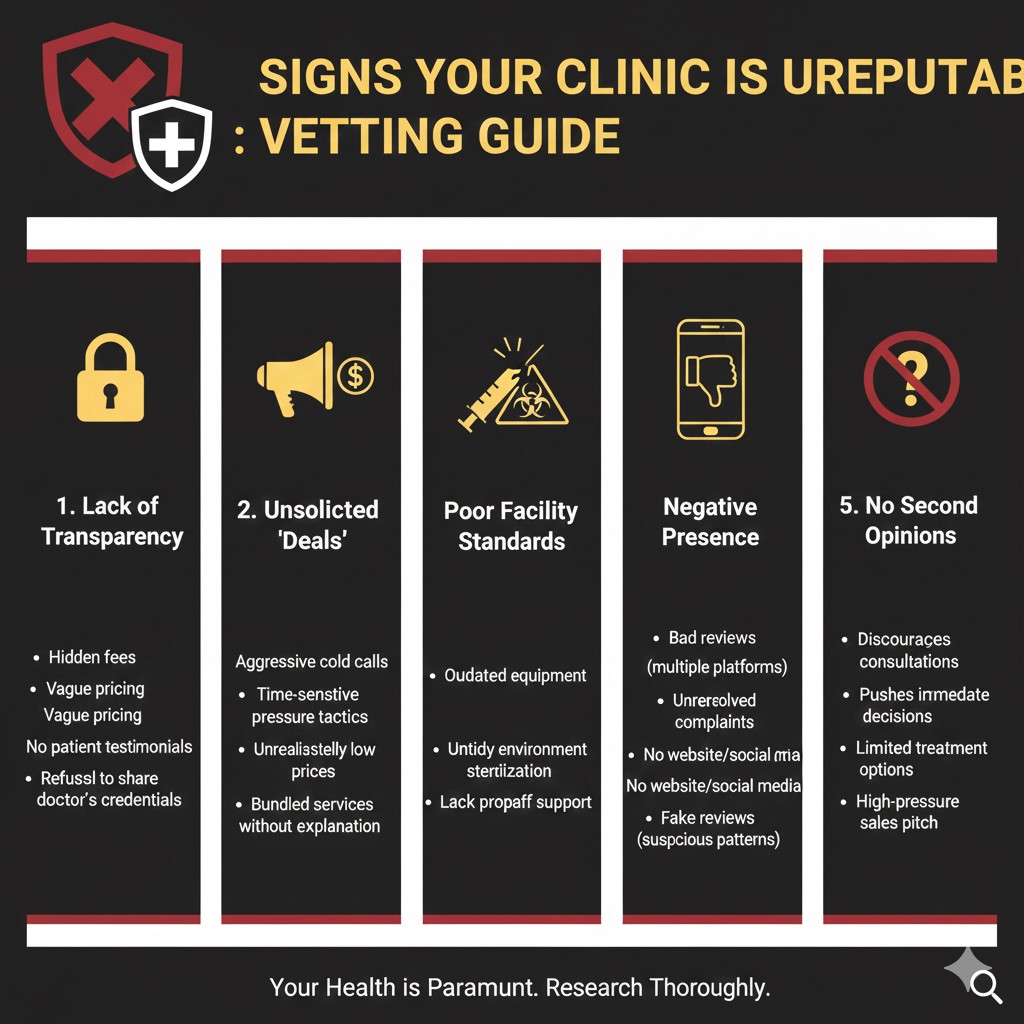 5 Signs Your Clinic is Unreputable Vetting Guide