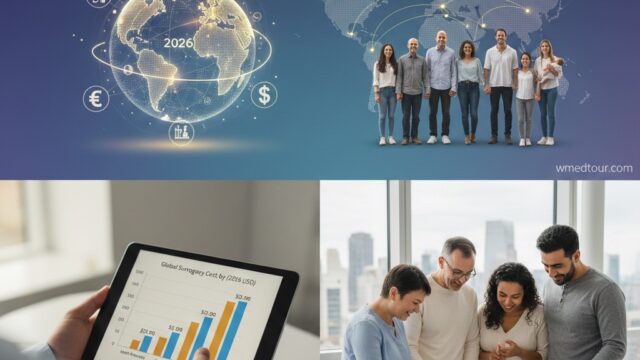 An embryologist in a lab viewing embryos through an advanced microscope or time-lapse incubator screen, symbolizing the use of Artificial Intelligence (AI) and Preimplantation Genetic Testing (PGT) to increase IVF success rates in 2026.