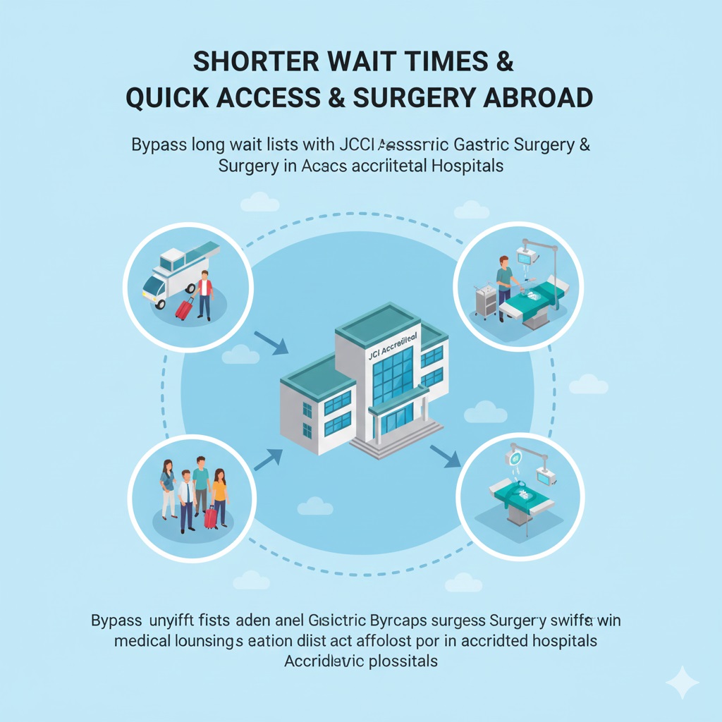 shorter wait time & quick access for syrgeries abroad with medical tourism