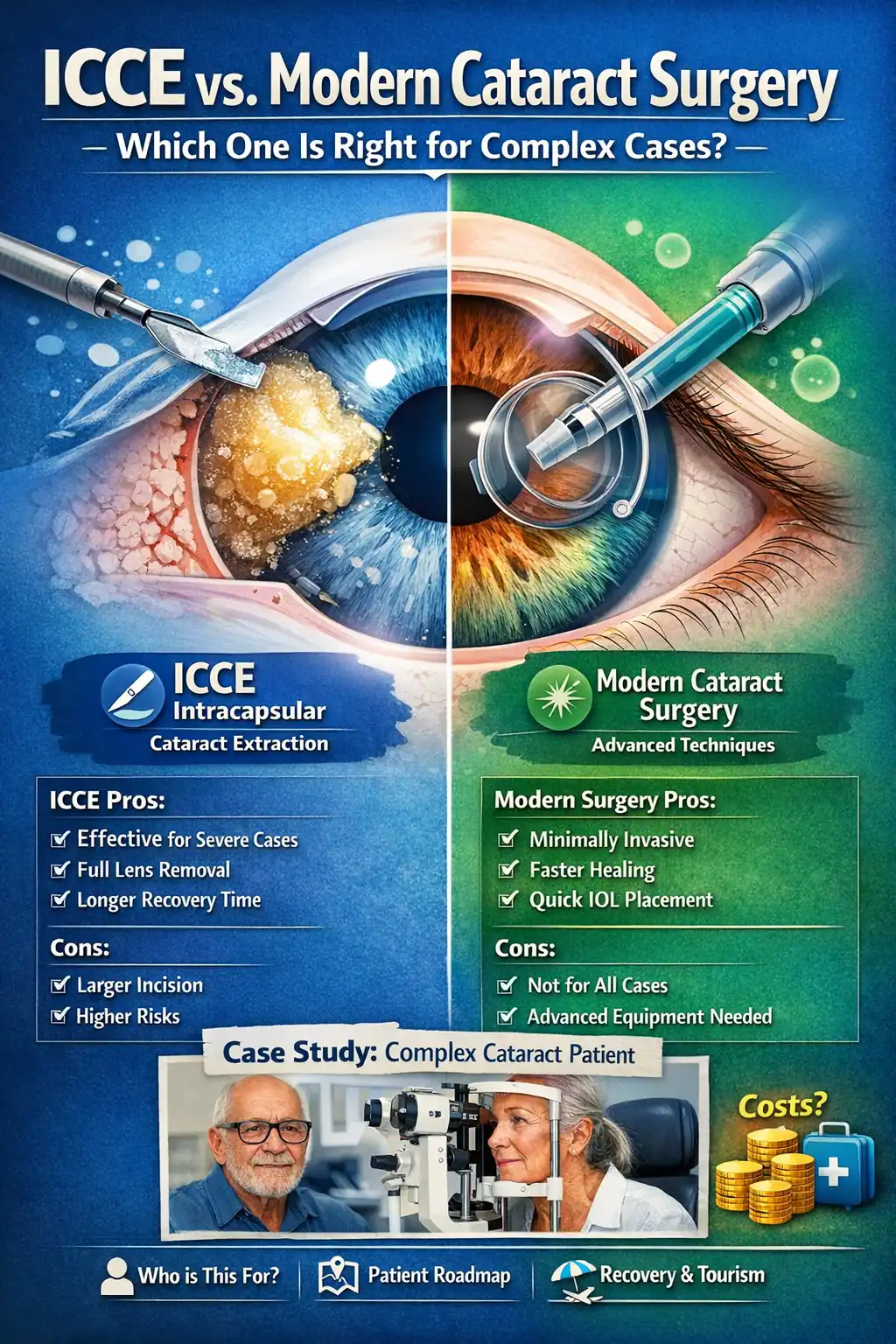 ICCE vs Modern Cataract Surgery for Complex Eyes